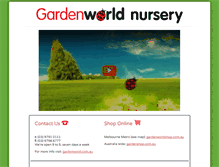 Tablet Screenshot of gardenworldnursery.com.au